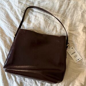 Zara wine color shoulder bag